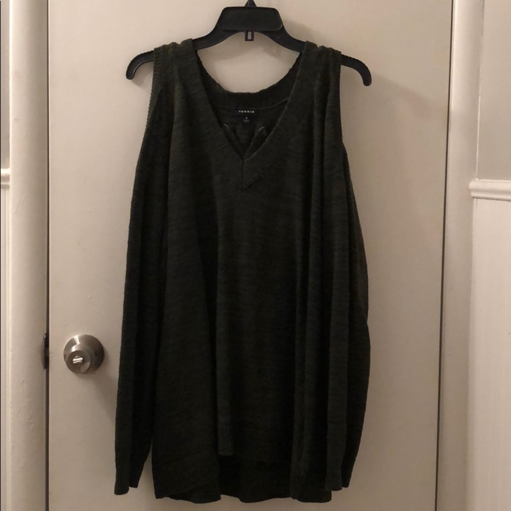 Cold Shoulder Sweater